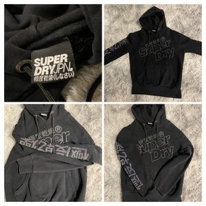 Superdry hoodie: Tonal Reactive Hoodie